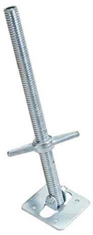 1 x Kippspindel 38 mm x 0,50 m Gerüstspindel Spindel schwenkbar Gerüstfuß NEU