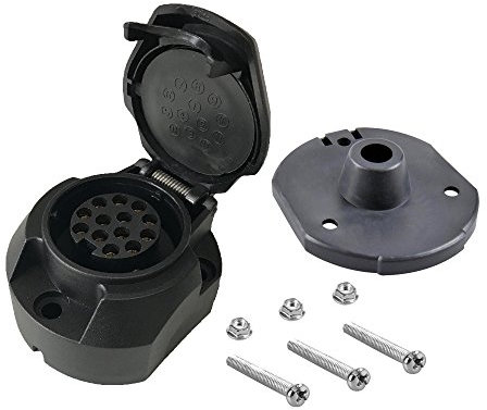 The Drive -18225-13-polige Anhänger Steckdose mit Schrauben und Dichtung