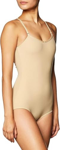 Capezio Camisole Leotard With Adjustable Straps, Nude, X-Small