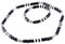 DonDon Halskette und Armband mit Echtholzperlen im Surfer Beach Look