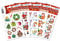 HERMA 15502 Aufkleber Weihnachtsmotive klein groß, 210 Stück, Weihnachten Sticker mit Weihnachtsmann Schneemann Sterne Motiv, Kinder Etiketten für Weihnachtsdeko Geschenke Adventskalender Winter Deko