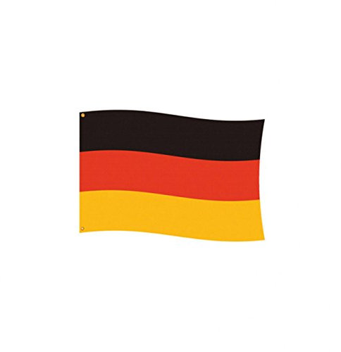 Amscan 400200 - Textil-Fahne Deutschland, 300 x 500 cm, Flagge, Fußball, Handball, Weltmeisterschaft, Europameisterschaft, Party
