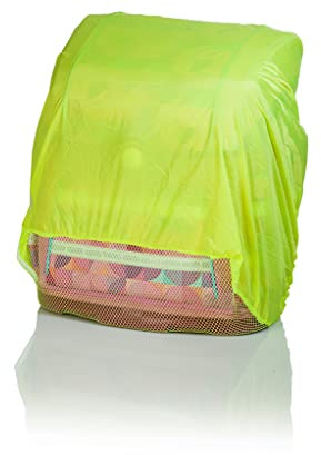 Wedo Unisex Regelhülle für Rucksäcke WEDO Regen Sicherheitshlle fr Schulranzen Rucks cke, Leuchtgelb, 45 cm EU