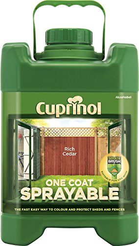 Cuprinol Sprayable Fence Treatment Rich Cedar 5L