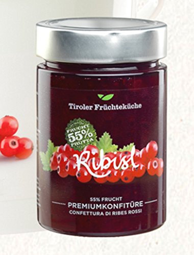 Confettura al ribes rosso 420 gr. - Unterweger-Tiroler Schmankerl