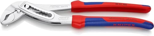 Knipex Alligator Pinza Regolabile per Tubi e Dadi Cromata, Rivestiti in Materiale Bicomponente 300 Mm 88 05 300