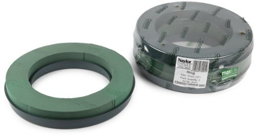 Smithers Oasis Naylorbase Couronne en Plastique garnie de Mousse pour présentations Florales 31 cm