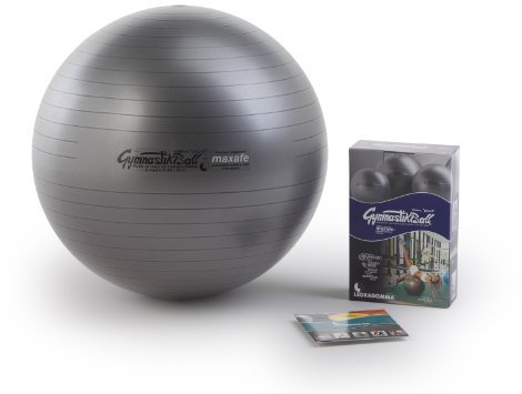 Ledragomma Original Pezzi -Gymnastik Ball MAXAFE, 75 cm, schwarz
