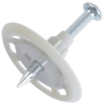 Index FPC303708 - Clavos con arandela de plastico 30 mm para fijacion de geotextiles 3,8 x 37 - waher 8,5+30