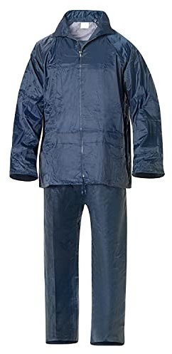 WOLFPACK LINEA PROFESIONAL - Traje de Agua Impermeable Azul Nylon Talla 9-XXL