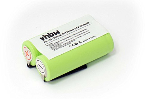 vhbw Akku kompatibel mit Remington WDF-5000, R-TCT Rasierer (2000 mAh, 2,4 V, NiMH)