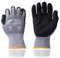 Nitras Nitras 3 Paar Arbeitshandschuhe 8800 EN 388 Flexible Passform - Mechanikerhandschuhe Montagehandschuhe Schutzhandschuhe Gartenhandschuhe Allround-Handschuhe M, Grau/Schwarz