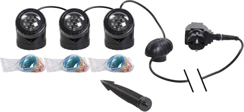 Osaga Teichbeleuchtung Unterwasserleuchten JPL1-3 LED 12V