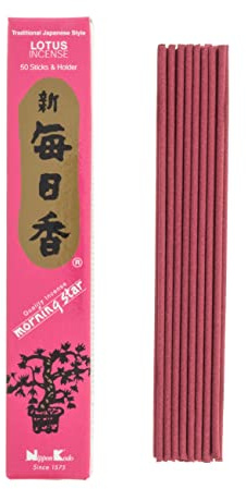 Nippon Kodo Räucherstäbchen, 50 Stück, Rose, 1 Set