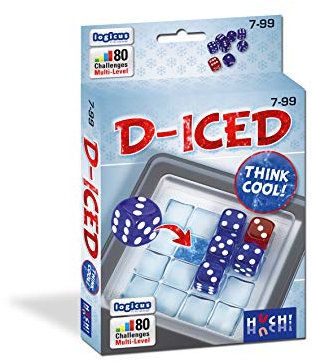 Huch & Friends 878915 - Brainteaser - D-Iced, Medium, Schwarz Oder Weiß Oder Grau
