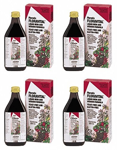 (4 PACK) - Floradix - Floravital Yeast And Gluten Fr | 250ml | 4 PACK BUNDLE