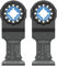 Bosch Starlock Carbide Oscillating Tool Blades, Multi Tool Blades for Cutting Iron Bar, Metal, Wood with Nails, Drywall and Tile; 2-Pack, 1-1/4“ Width (OSL114C-2)