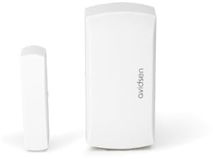 Avidsen Détecteur d’Ouverture Porte/Fenêtre Compatible Skyda HomeSecure | Détecteur magnétique sans fil pour porte ou fenêtre, compatible Skyda/HomeSecure, portée 100 m en champ libre