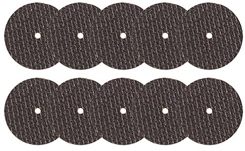 Dremel 456 3,8 cm (1 1/2 Zoll) verstärkte Trennscheibe für Drehwerkzeug, 10 Stück