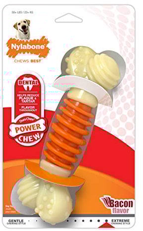 Nylabone, Extreme Zahnpflege Kauspielzeug für Hunde, Multitextur, Kauspielzeug für stark kauende Hunde, Für Hunde bis zu 23 kg und darüber