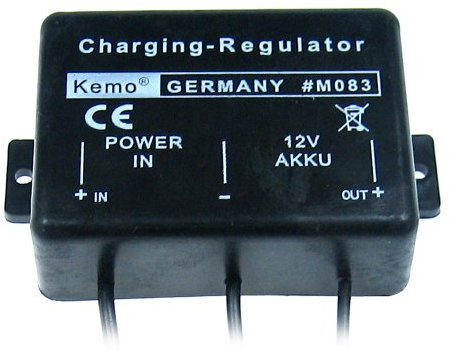 KEMO M083 Akku/Batterie Laderegler Ladungsregler (auch Solar) 12 V/DC