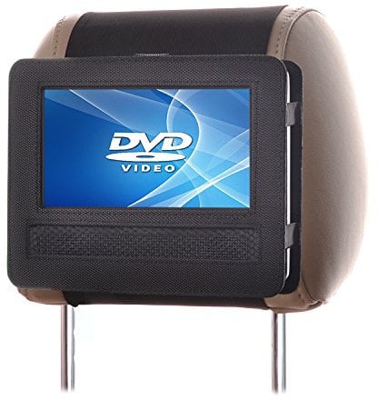 TFY Mount-DVD-7 Car Headrest Mount for Swivel and Flip Style 7-Inch Portable DVD Player