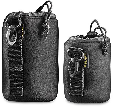 Walimex Objektivbeutel-Set Neopren Größe S und M