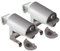 KLEMMFLEX Klemmhalter für Jalousien, Jalousie Halterung ohne Bohren, zum Klemmen, 2 Stück, grau, Stabiler Klemmträger mit Metallbügel, verstellbar von 4-25 mm, für Fenster und Balkontüren