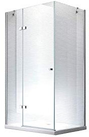 Glaszentrum Hagen - Hestia Duschkabine Dusche Duschabtrennung - ESG-Glas - 8mm - Hohe Qualität (120x90x200cm (mit Duschtasse & Siphon))