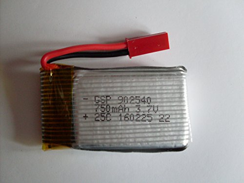 Ersatz - Akku passend für RC Quadrocopter Rayline Funtom 8, 750mAh, 3,7V
