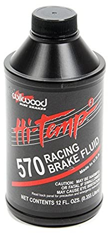 Wilwood Brake Fluid, 570 Hi-Temp Racing, DOT 3, 12 oz Bottle, Each