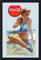 empireposter Coca Cola Pin Up - Bedruckter Spiegel mit Kunststoff Rahmen in Holzoptik, Kult-Spiegel - Grösse 20x30 cm