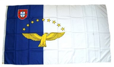 Flagge Fahne Portugal - Azoren 90 x 150 cm FLAGGENMAE®