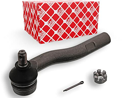 febi bilstein 43155 Spurstangenendstück mit Kronenmutter und Splint, 1 Stück