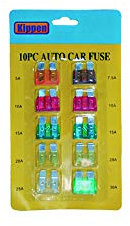 KIPPEN 4999 Kit de 10 fusibles lamellaires pour voiture