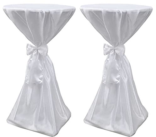 vidaXL 2X Stehtischhussen 80cm Husse Stehtische Bistrotische Stehtischhusse