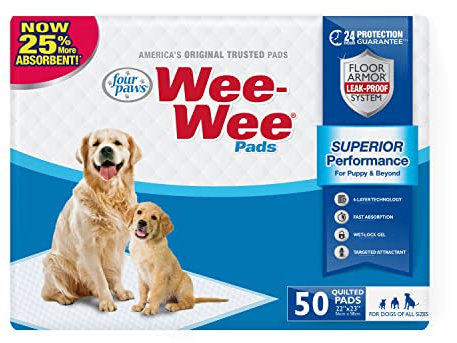 Four Paws Lot de 50 coussins à urine