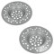 Metaltex 299742 Abflusssieb 2-er Set aus Edelstahl, 7 cm