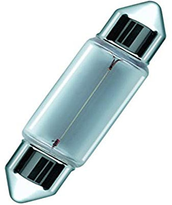 OSRAM 6461 272 SV8.5-8 Soffittenlampe, 12 V, 10 W, 10er-Box, Silber