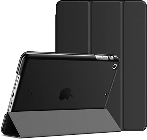 JETech Hülle für iPad mini 1 2 3, Schutzhülle mit Ständer Funktion und Auto Einschlafen/Aufwachen (Schwarz)