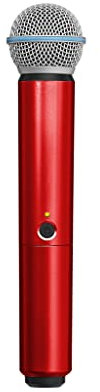 Shure WA713-RED Colored Handle Only for BLX2/SM58 and BLX2/BETA58A Wireless Transmitters (Red)