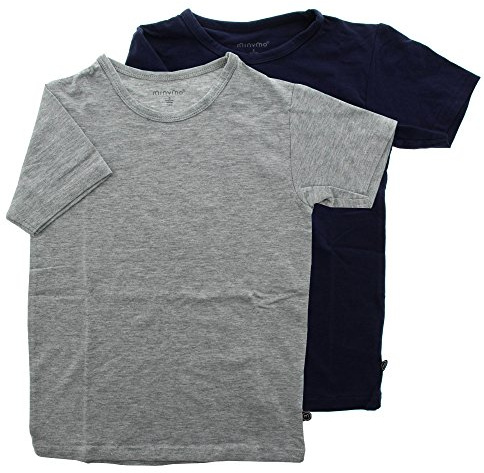 MINYMO Jungen T-Shirt Basic 32 -T-Shirt Ss (2-Pack)
