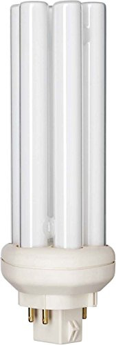 Philips Leuchtstofflampe PL-T XTRA 32W 840 4P, Fluoreszierend, 32 Watt, Neutralweiß 3300-5300 K, 2400 Lumen, GX24q-3 (4-pins), 1 Stück