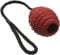 Classic Pet Products Rubber Oval Ball on a Rope, Large, 100 mm, Red/Black