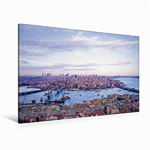 Premium Textil-Leinwand 120 x 80 cm Quer-Format Istanbul - Faszinierend und Verwirrend | Wandbild, HD-Bild auf Keilrahmen, Fertigbild auf hochwertigem Vlies, Leinwanddruck von N N