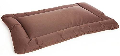 P & L Superior Pet Beds Heavy Duty Waterproof Rectangular Cushion Pads, Extra Large, Brown