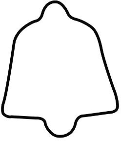 Original Kaiser Plätzchen Ausstecher Glocke 4 cm, Weihnachten Plätzchenausstecher, Keksausstecher Edelstahl, Plätzchen Ausstecher für Plätzchen, Kekse und Fondant