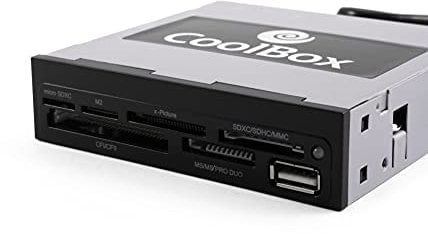 CoolBox CR-400V2 -Card reader interno con soporte microSD y MS micro M12