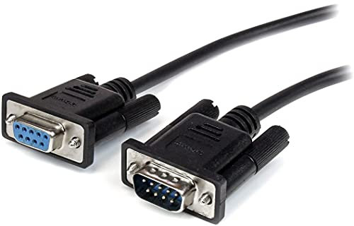 StarTech.com Cavo seriale diretto RS232 DB9 nero 2m, M/F