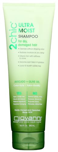 Shampooing Ultra-Hydratant À L'avocat Et À L'huile D'olive 2chic 250ml